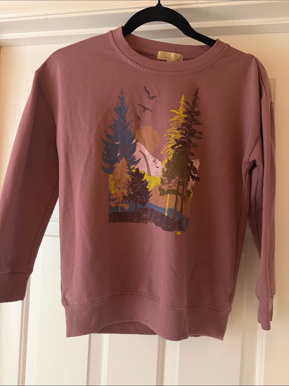Women’s Mauve Graphic Crewneck Sweatshirt